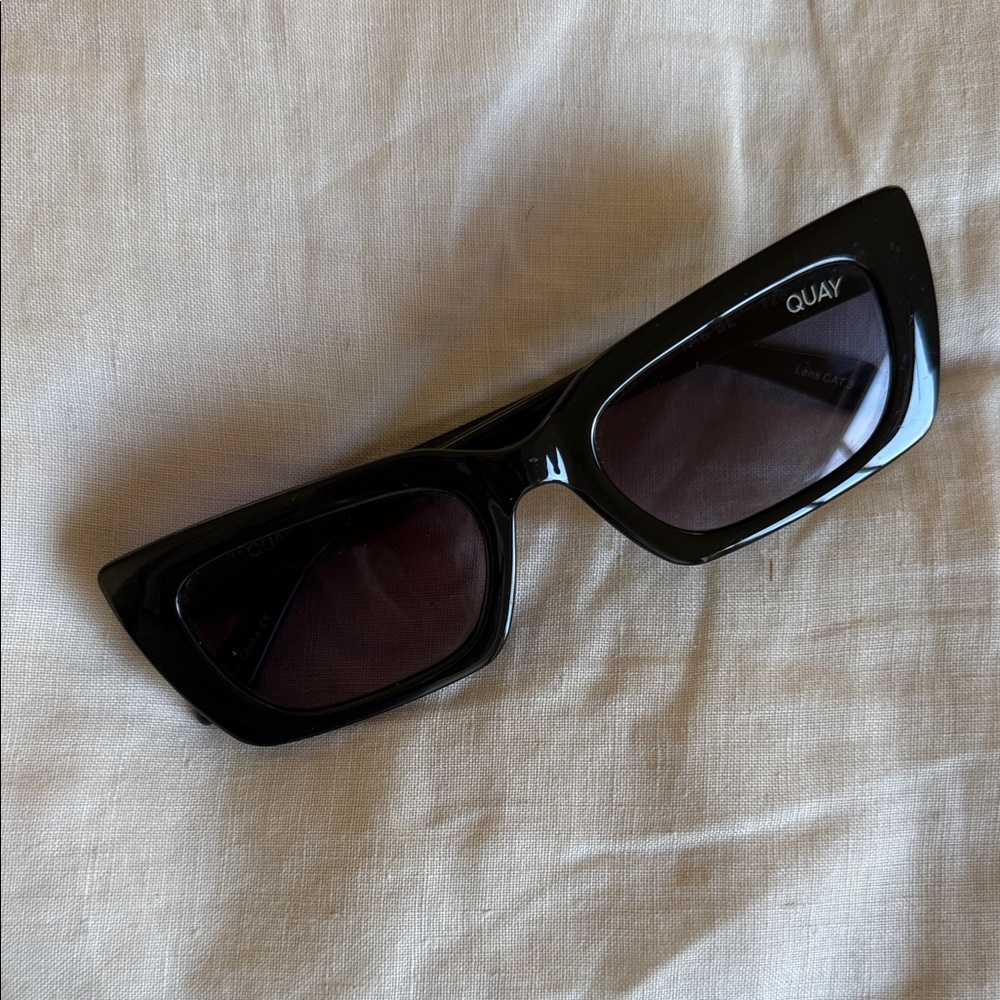Quay Australia Bold Black Sunglasses